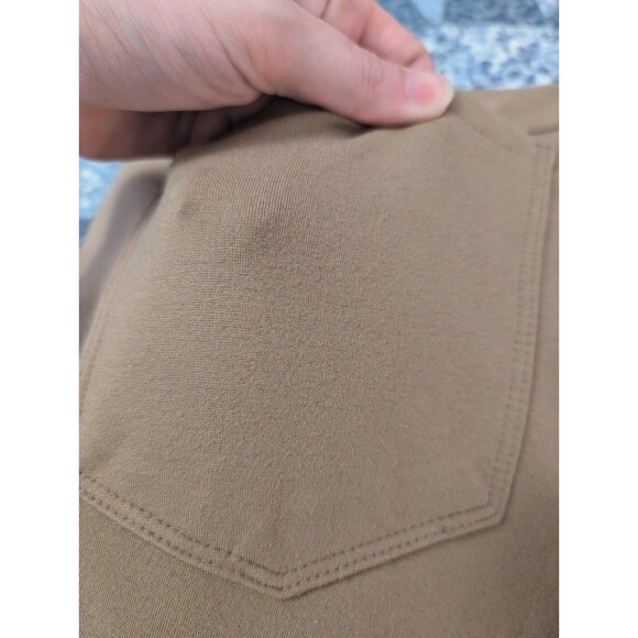 Coldwater Creek Slim Leg Khaki Pants Womens Size 8 Brown Twill Chino Jegging Fit - Picture 9 of 9